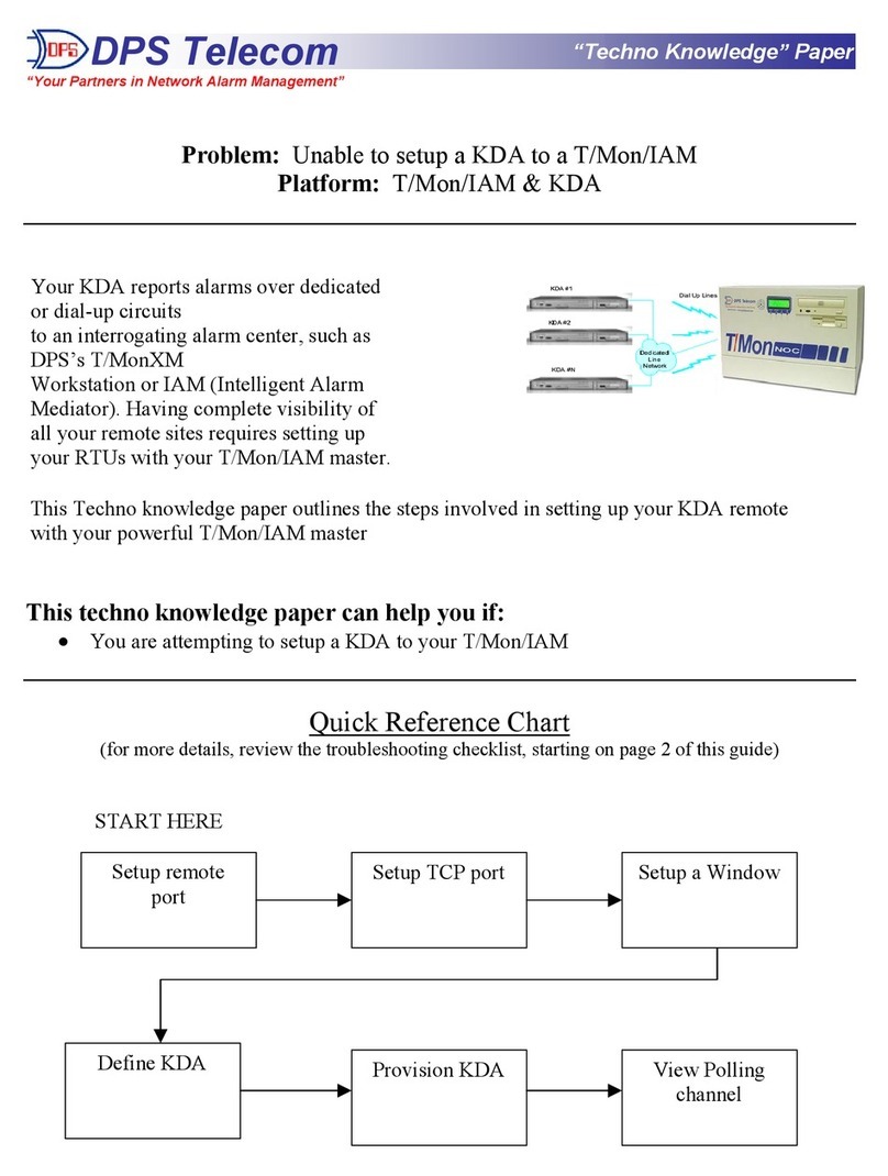 DPS Telecom T/Mon/IAM User manual DPS Telecom T/Mon/IAM User manual