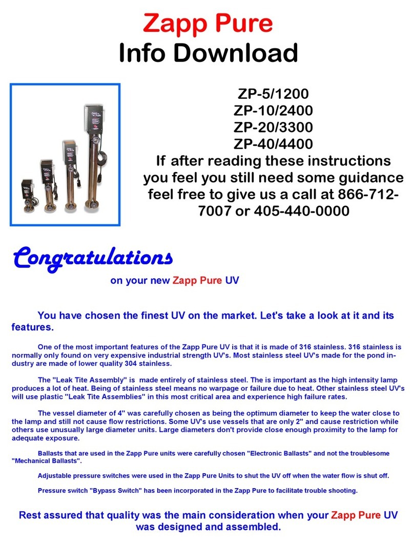 Zapp Pure ZP-5/1200 User manual
