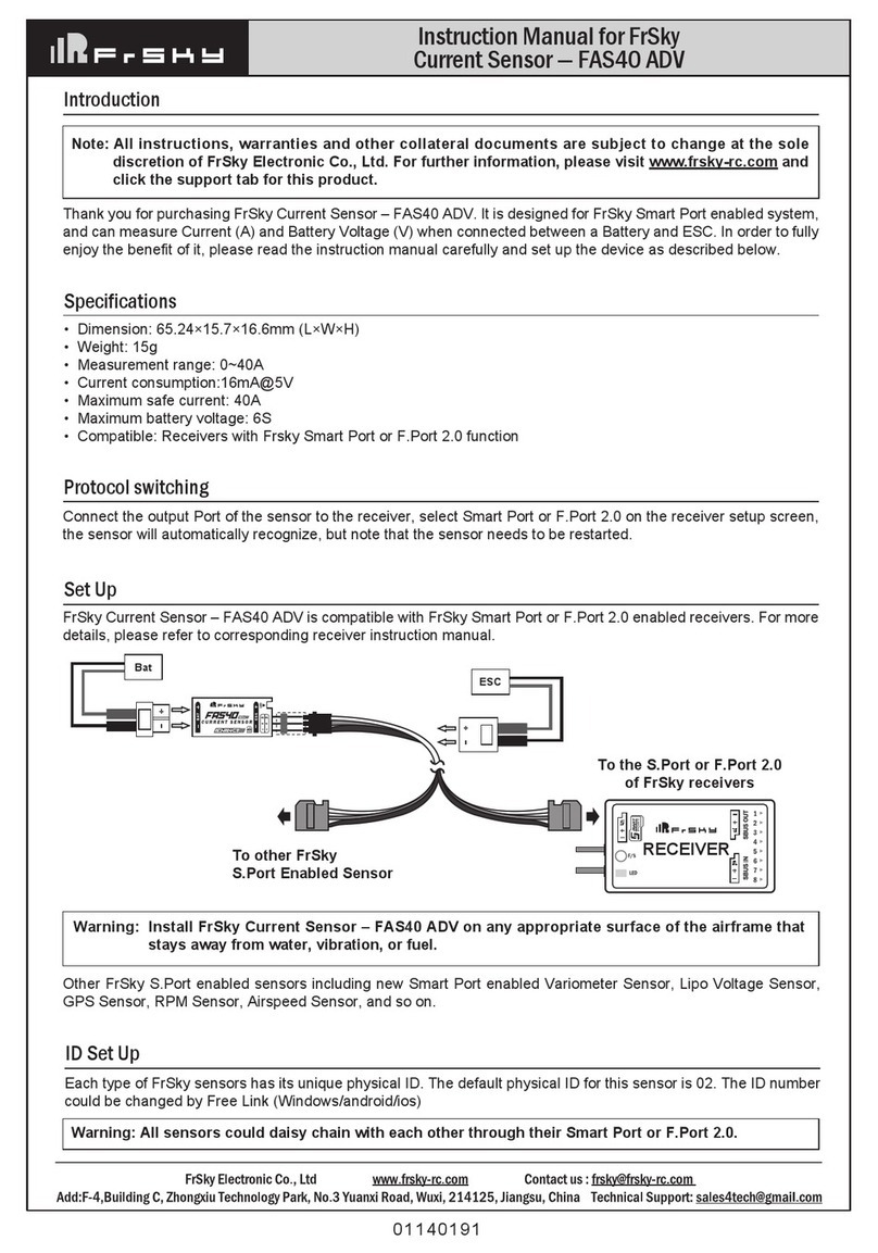 FrSky FAS40 ADV instruction manual