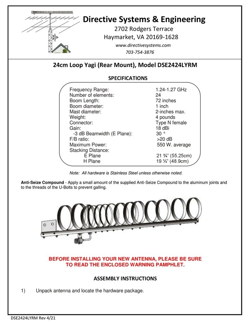 Directive Systems & Engineering DSE2424LYRM Assembly instructions