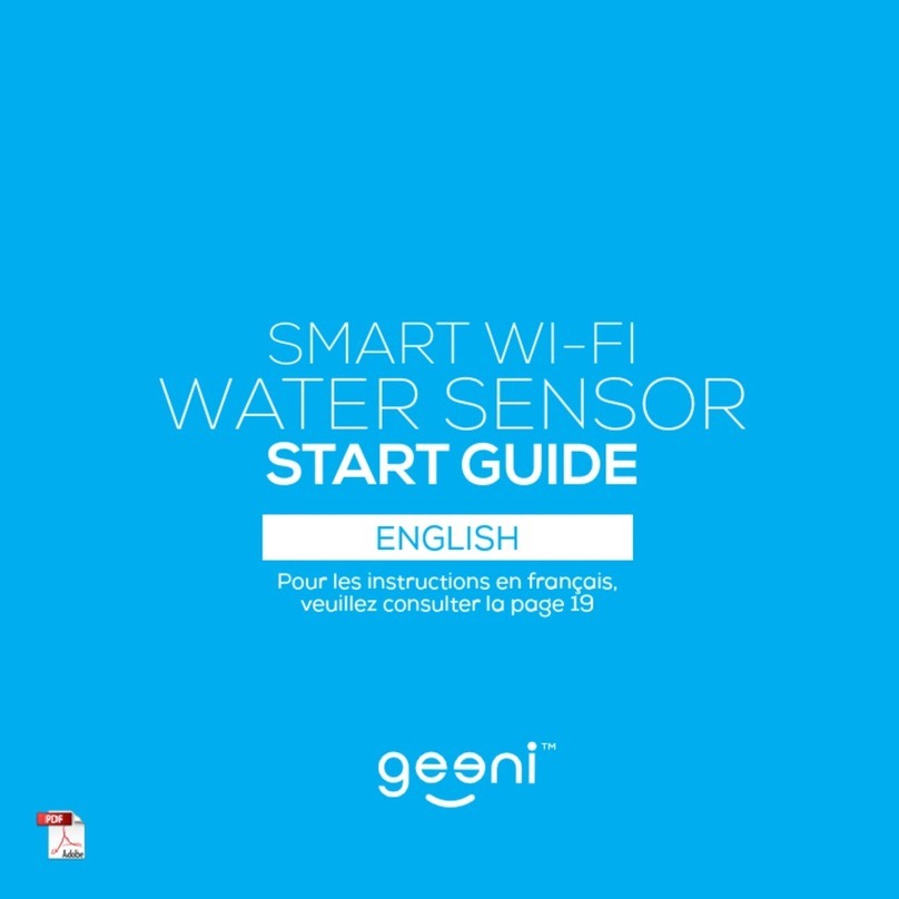 GEENI SMART WI-FI WATER SENSOR Start guide