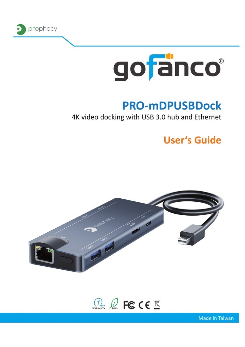 gofanco PRO-mDPUSBDock user guide