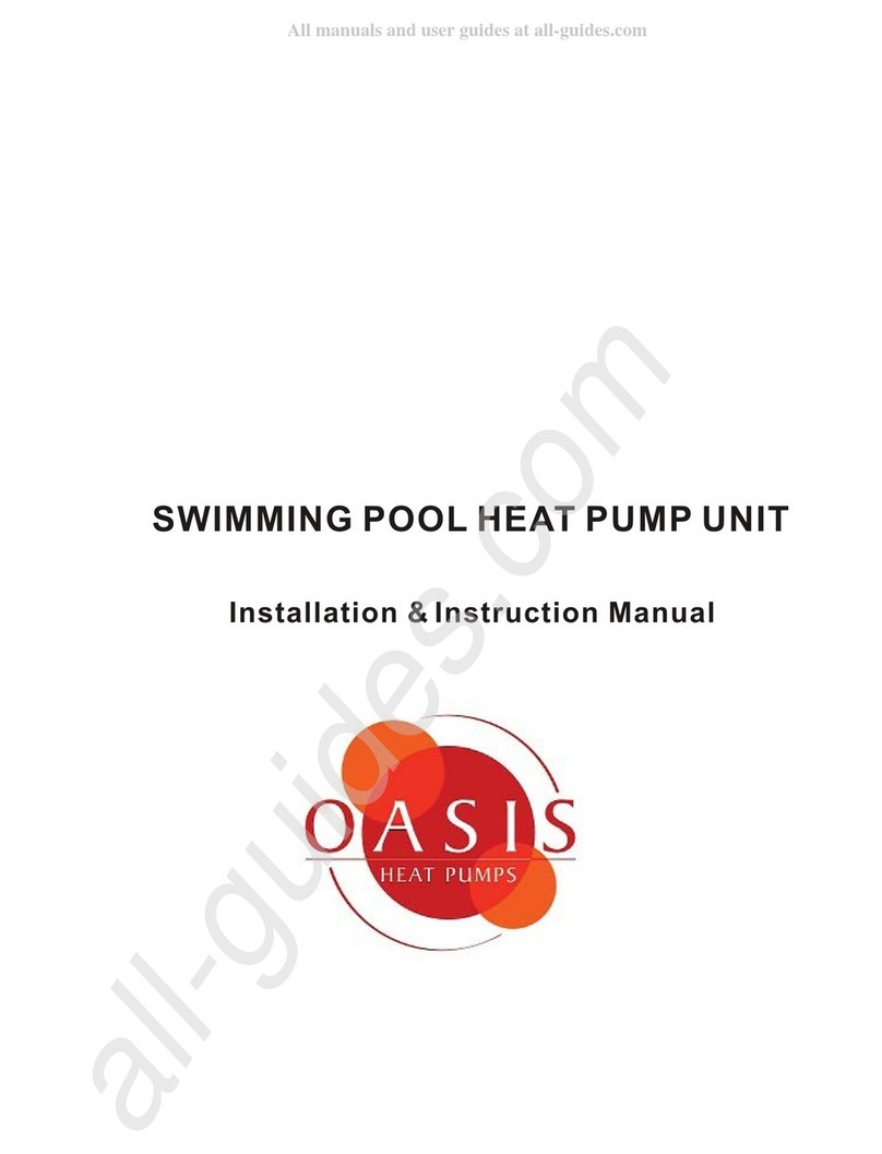 Oasis ELITE AC9 Installation instructions manual