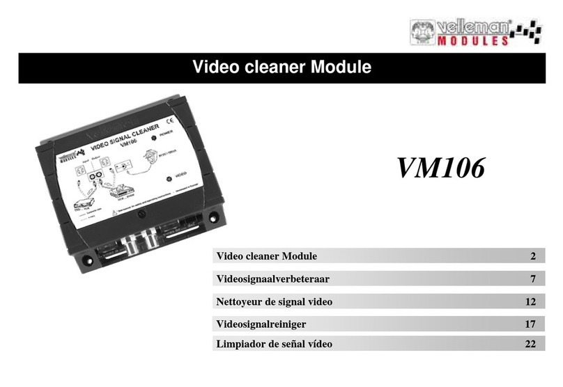 Velleman VM106 manual