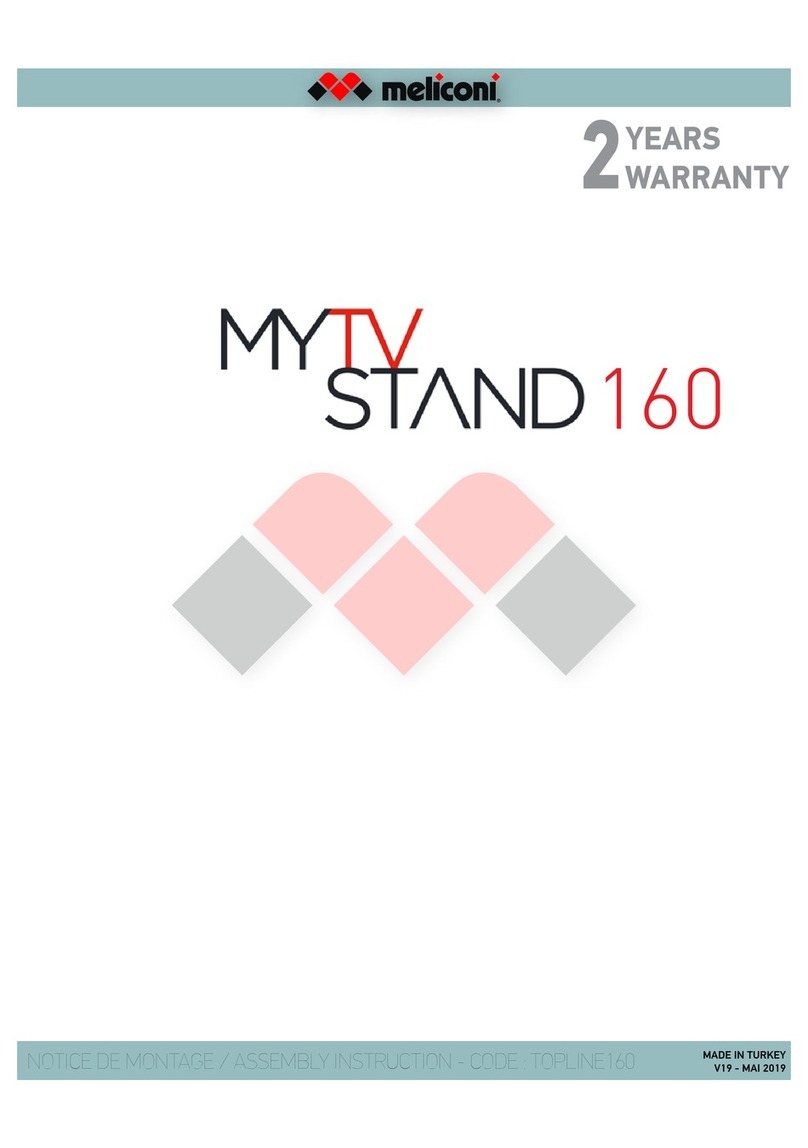 MELICONI MYTV Stand 160 Assembly instruction