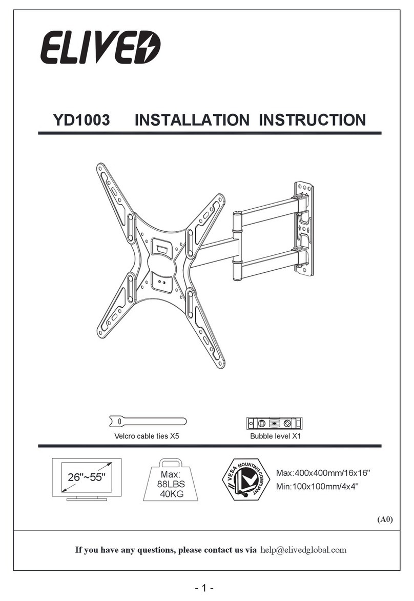 Elived YD1003 User manual