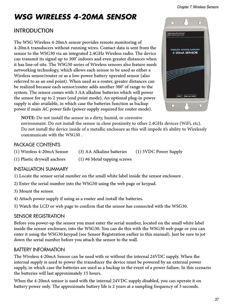 Sensaphone WSG30 user manual