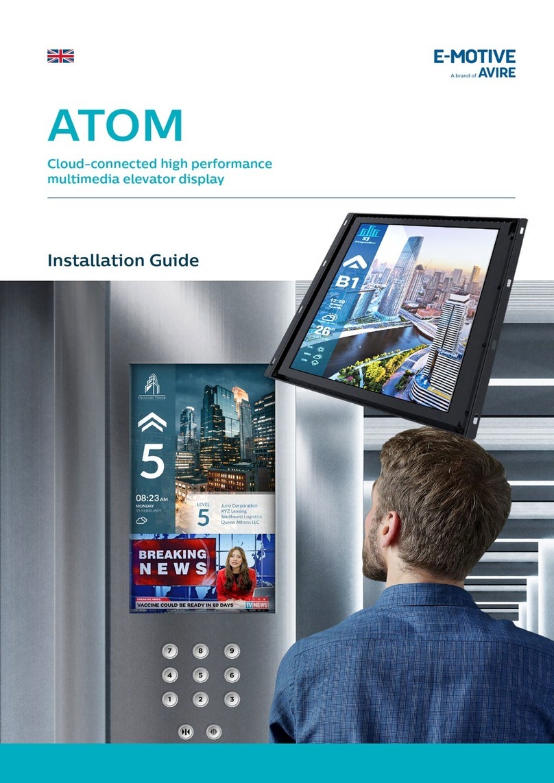 AVIRE E-MOTIVE ATOM ATOM01-104-7-40-940 User manual