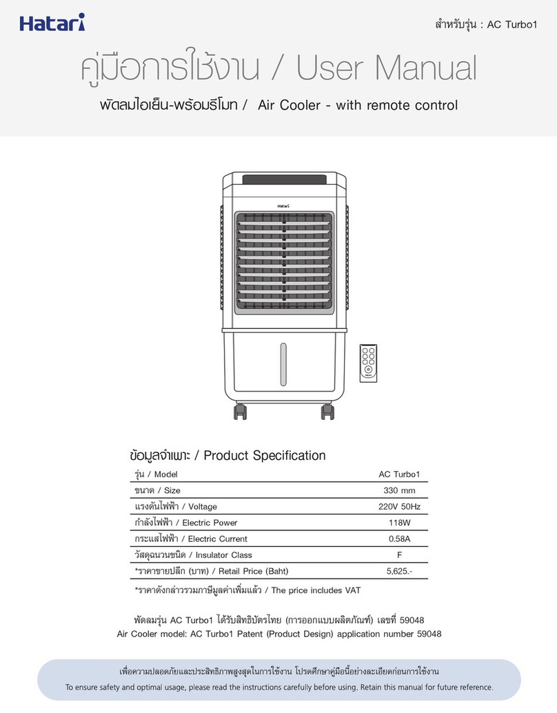 Hatari AC Turbo1 User manual