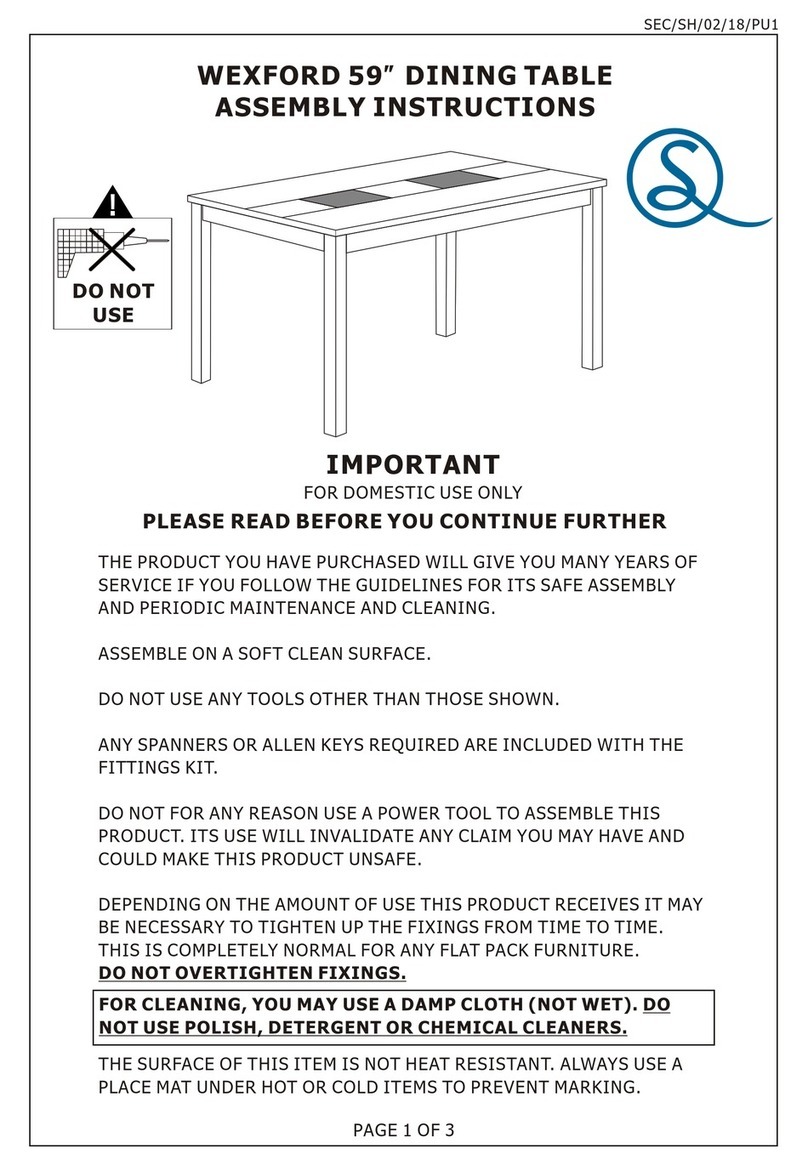 Seconique Wexford User manual Seconique Wexford User manual