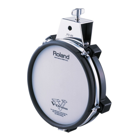 Roland V-Drums PD-85 User manual