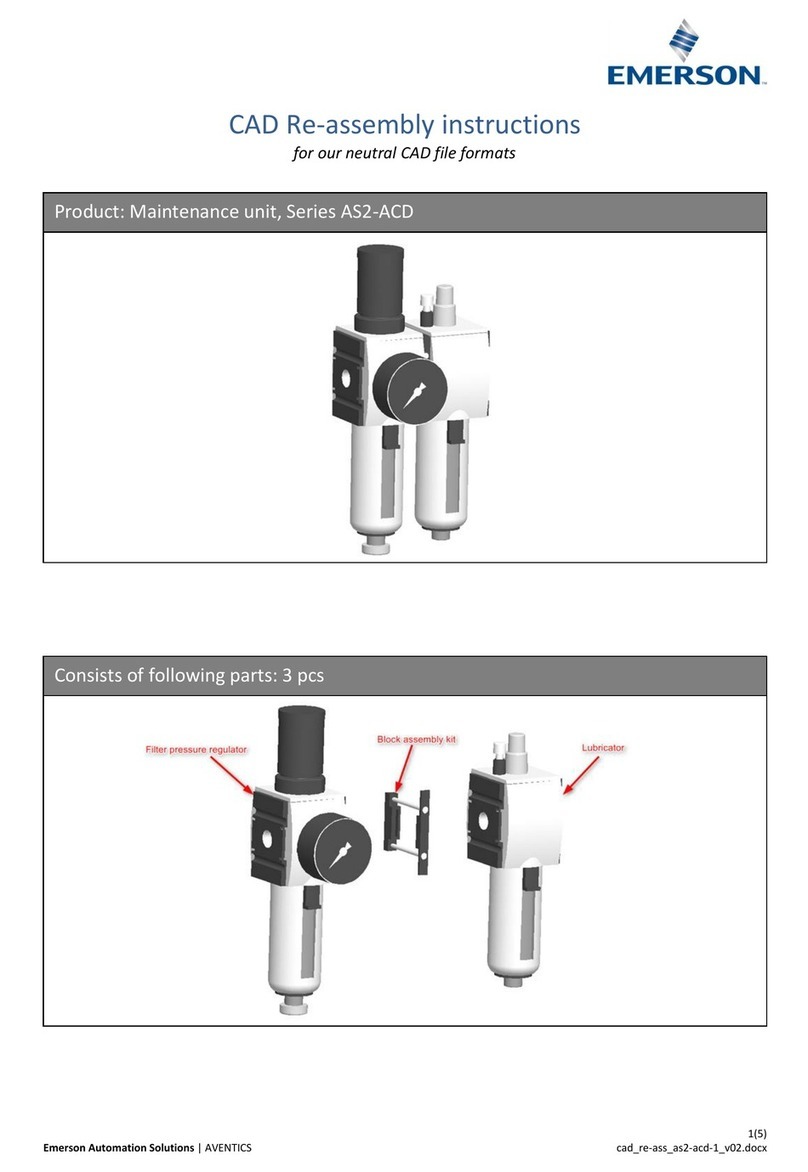 Aventics Emerson AS2-ACD Series Installation instructions