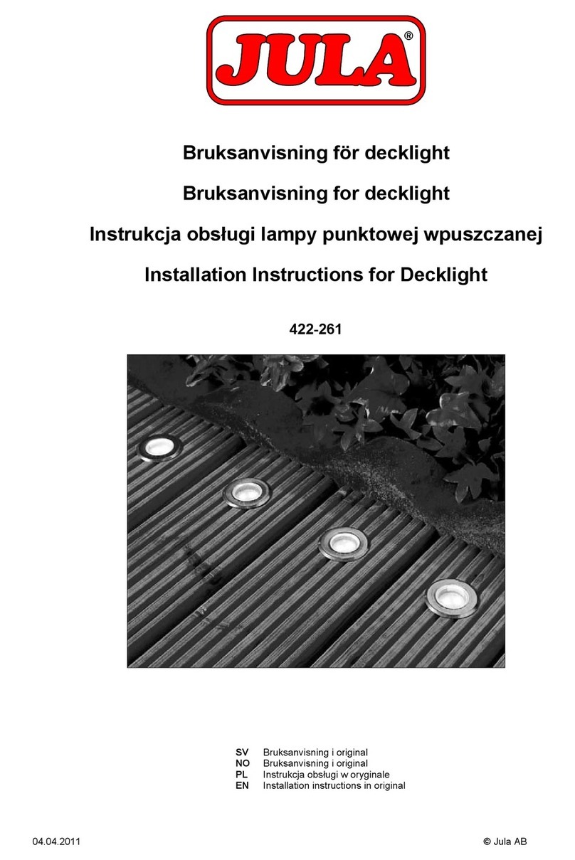 Jula 422-261 installation instructions
