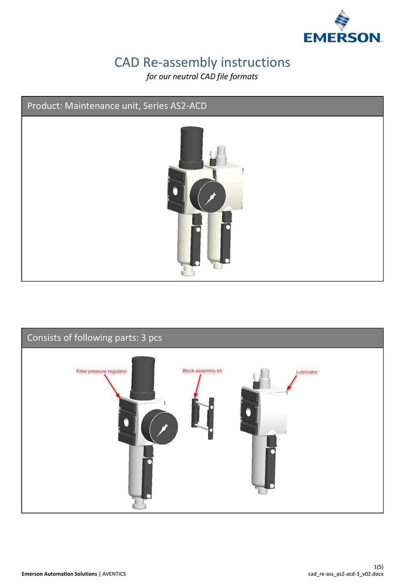 Aventics Emerson AS2-ACD Series Installation instructions
