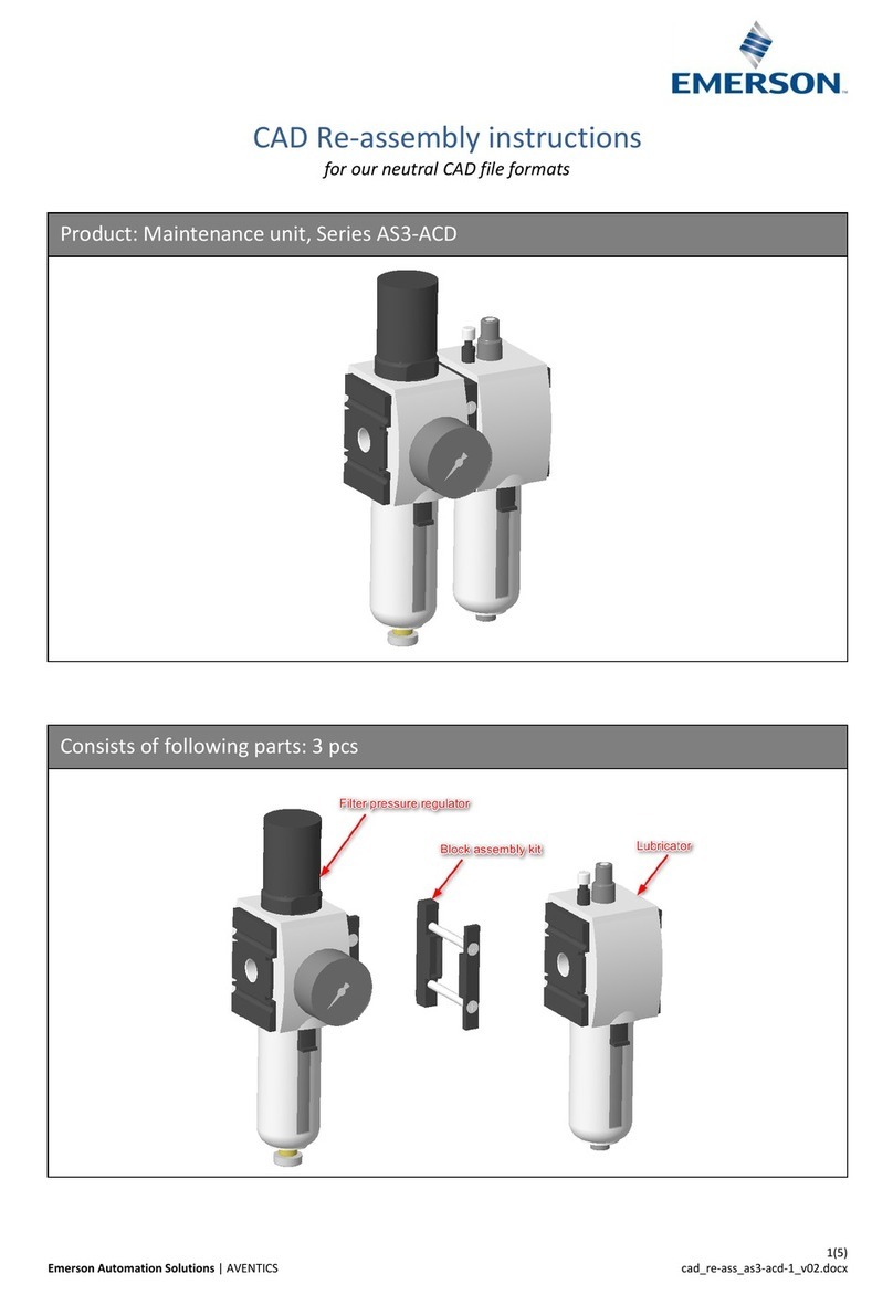 Aventics Emerson AS3-ACD Series Installation instructions