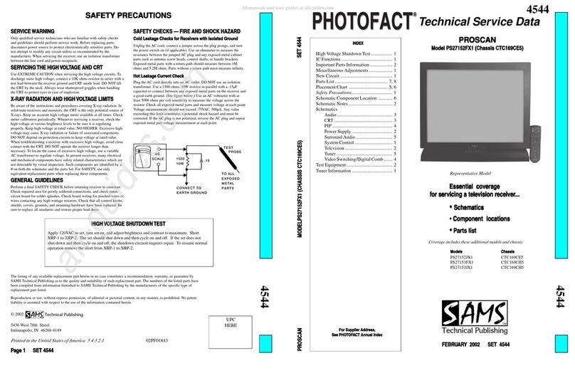 ProScan PS27152FX1 User manual