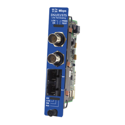 B&B Electronics iMcV-DS3-LineTerm Operation manual