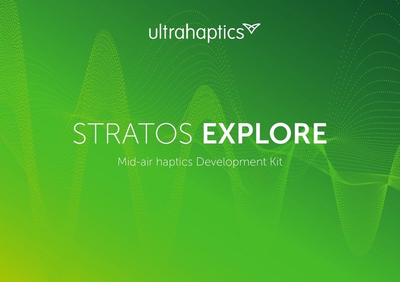 Ultrahaptics STRATOS EXPLORE User manual