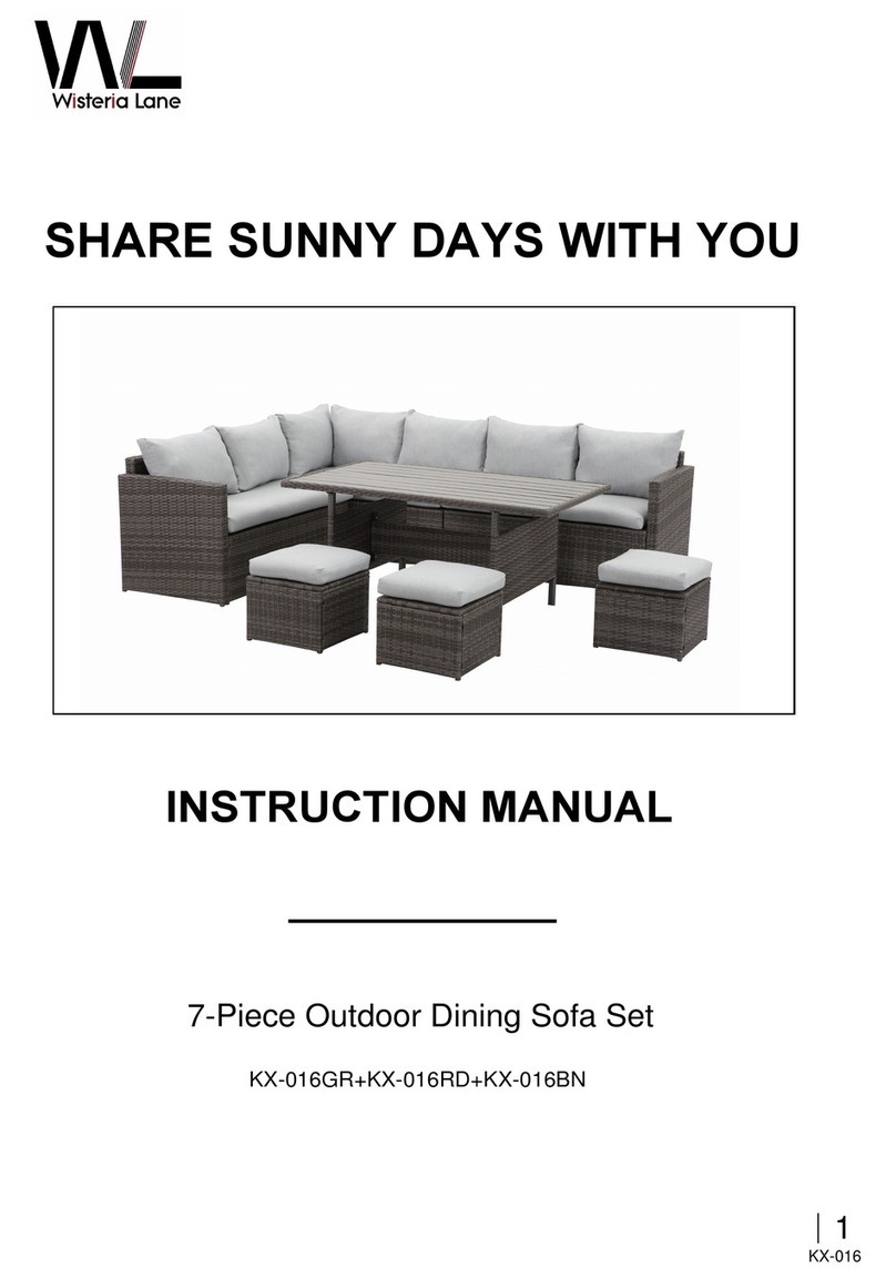 Wisteria Lane KX-016GR instruction manual