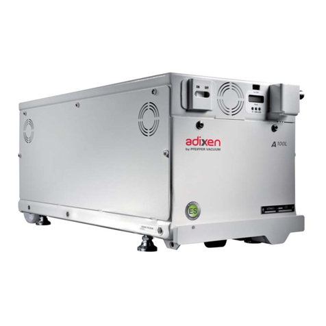 Pfeiffer Vacuum Adixen A100L Series operating instructions