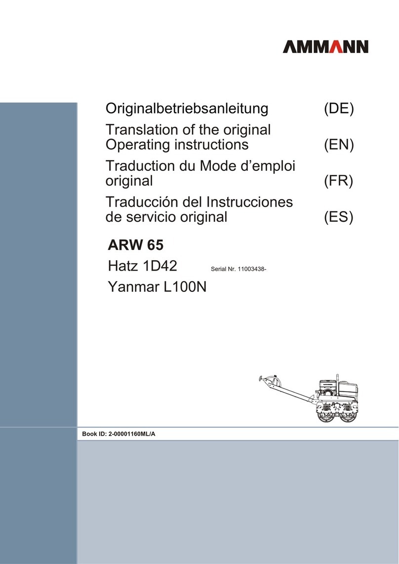 Ammann ARW 65 operating instructions