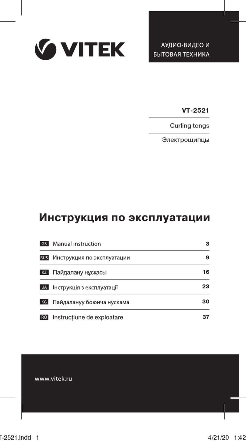 Vitek VT-2521 Manual instruction
