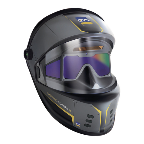 GYS GYSMATIC TRUE COLOR GOGGLE 3 User manual
