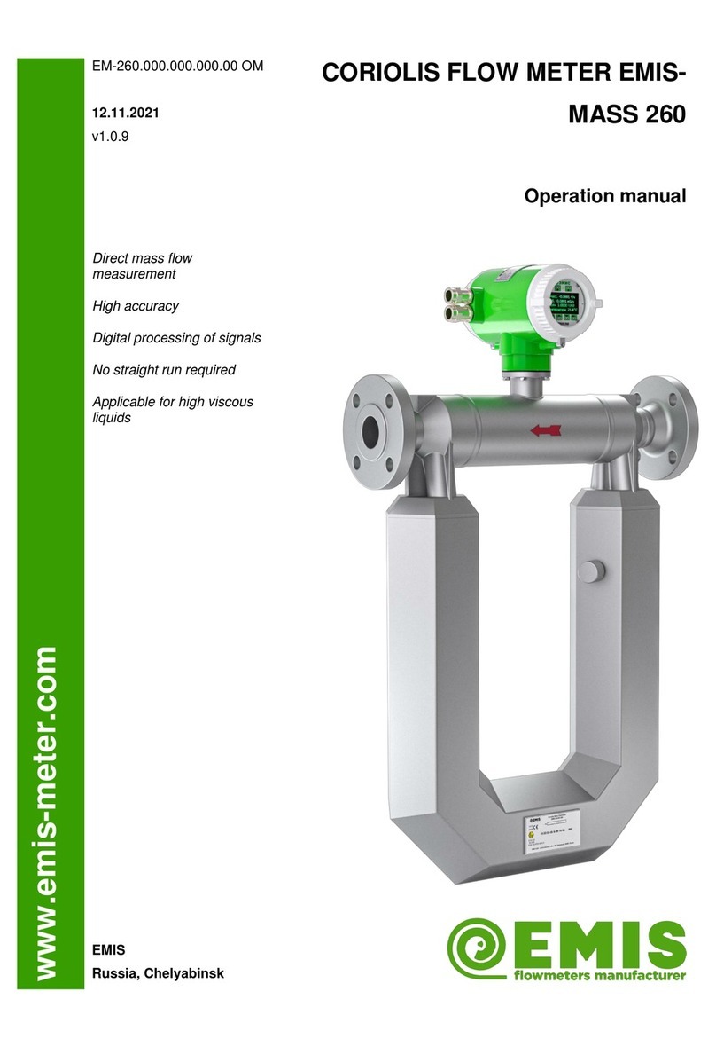 EMIS MASS 260 Operation manual