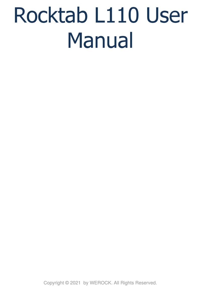 Werock Rocktab L110 User manual