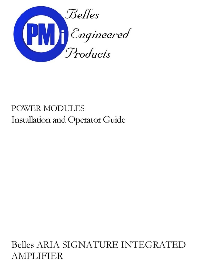 Power Modules Belles Installation and operator's guide