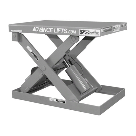 Advance Lifts P Series owner's manual
