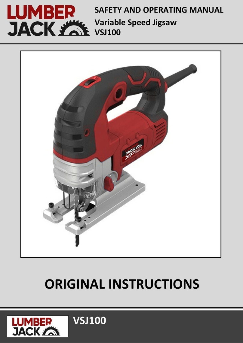 Lumberjack VSJ100 Installation manual