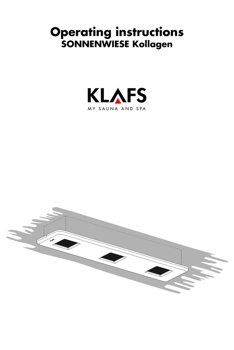 Klafs SONNENWIESE User manual