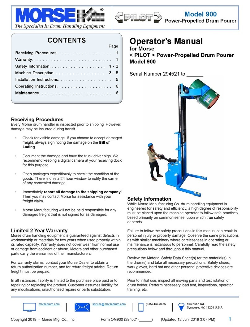 morse PILOT 900 User manual