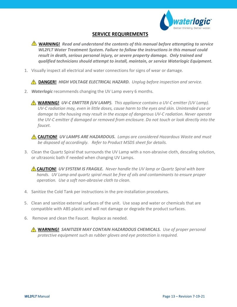 WaterLogic WL2FLT User manual