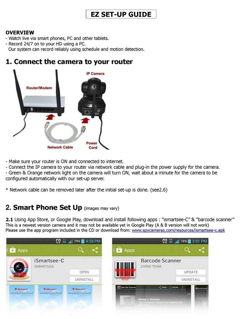 Spy Cameras EZ Setup guide