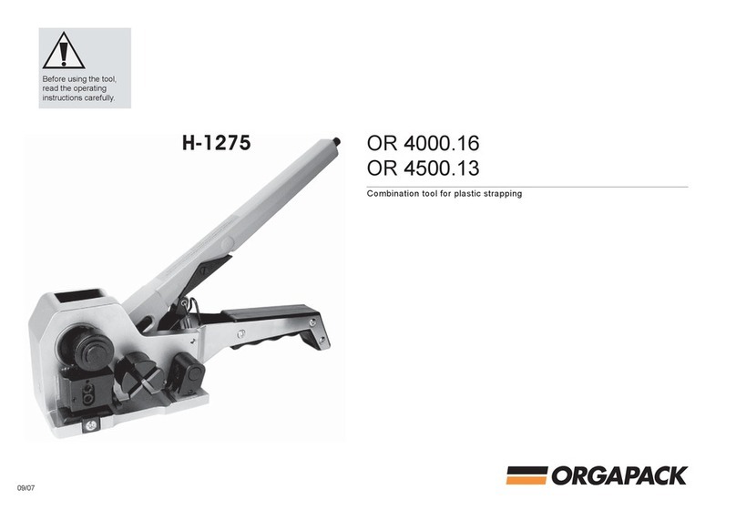Orgapack H-1275 quick start guide