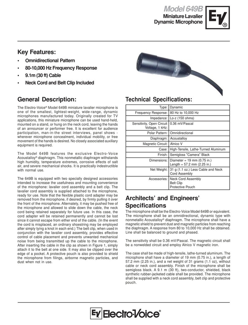 Electro-Voice 649B User manual