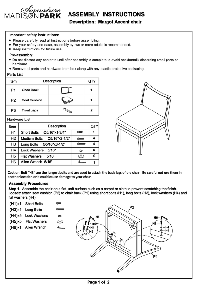 Madison Park Signature MPS100-0220 User manual