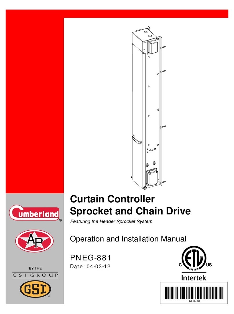 GSi Cumberland SPRKT2415 Operation and installation manual
