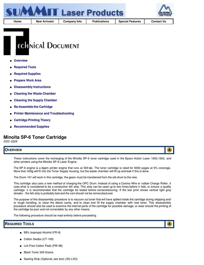 Summit Minolta SP-6 Technical document