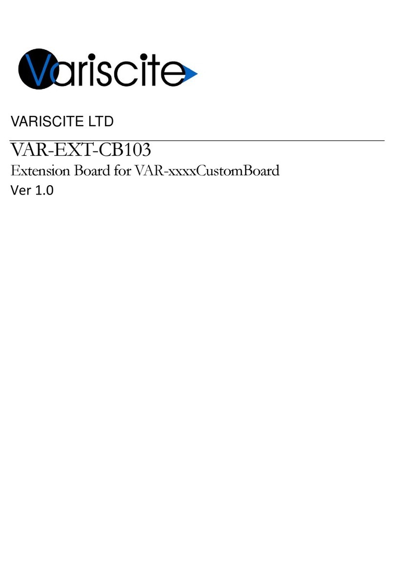 Variscite VAR-EXT-CB103 User manual