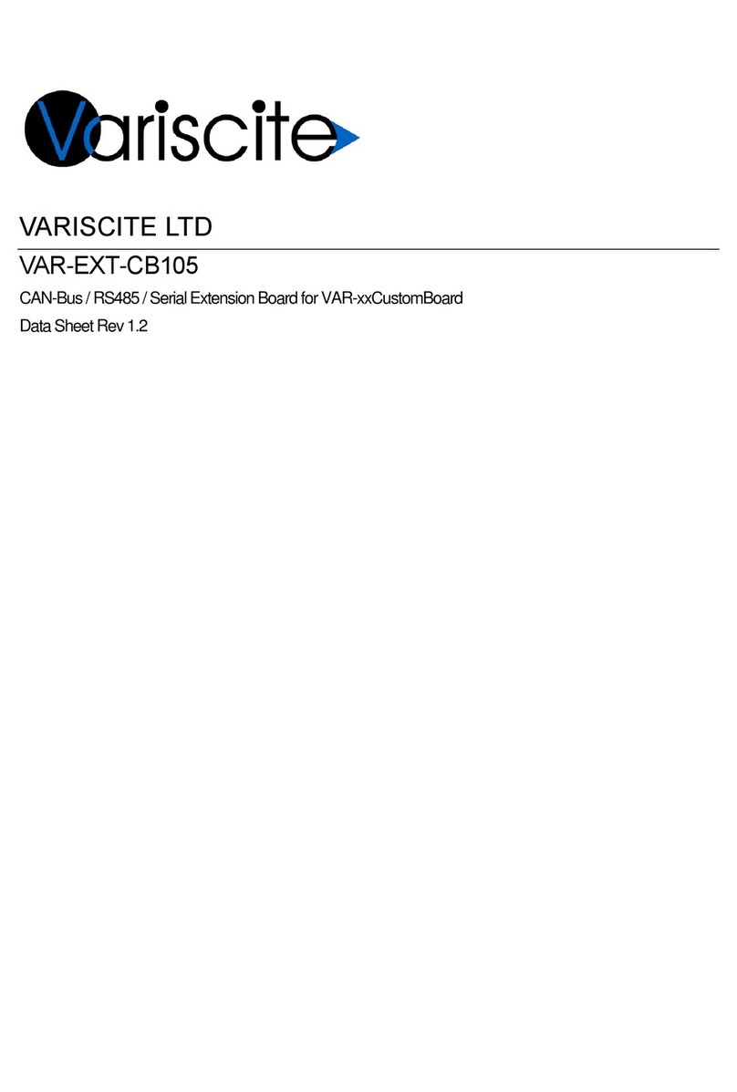 Variscite VAR-EXT-CB105 User manual