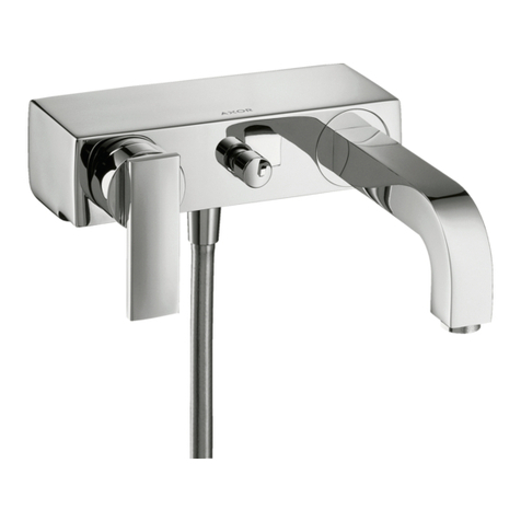 Hans Grohe Axor Citterio 39400 Series Assembly instructions Hans Grohe Axor Citterio 39400 Series Assembly instructions