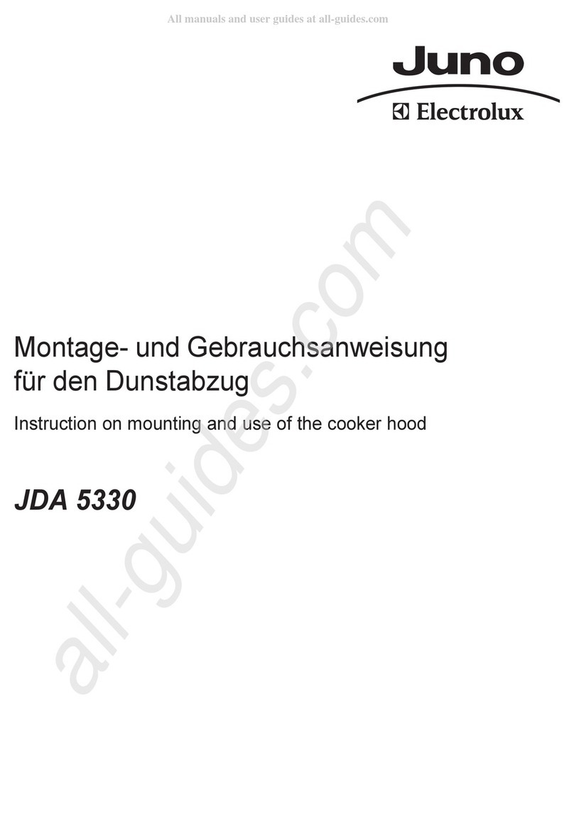 Electrolux Juno JDA 5330 Instruction on mounting and use