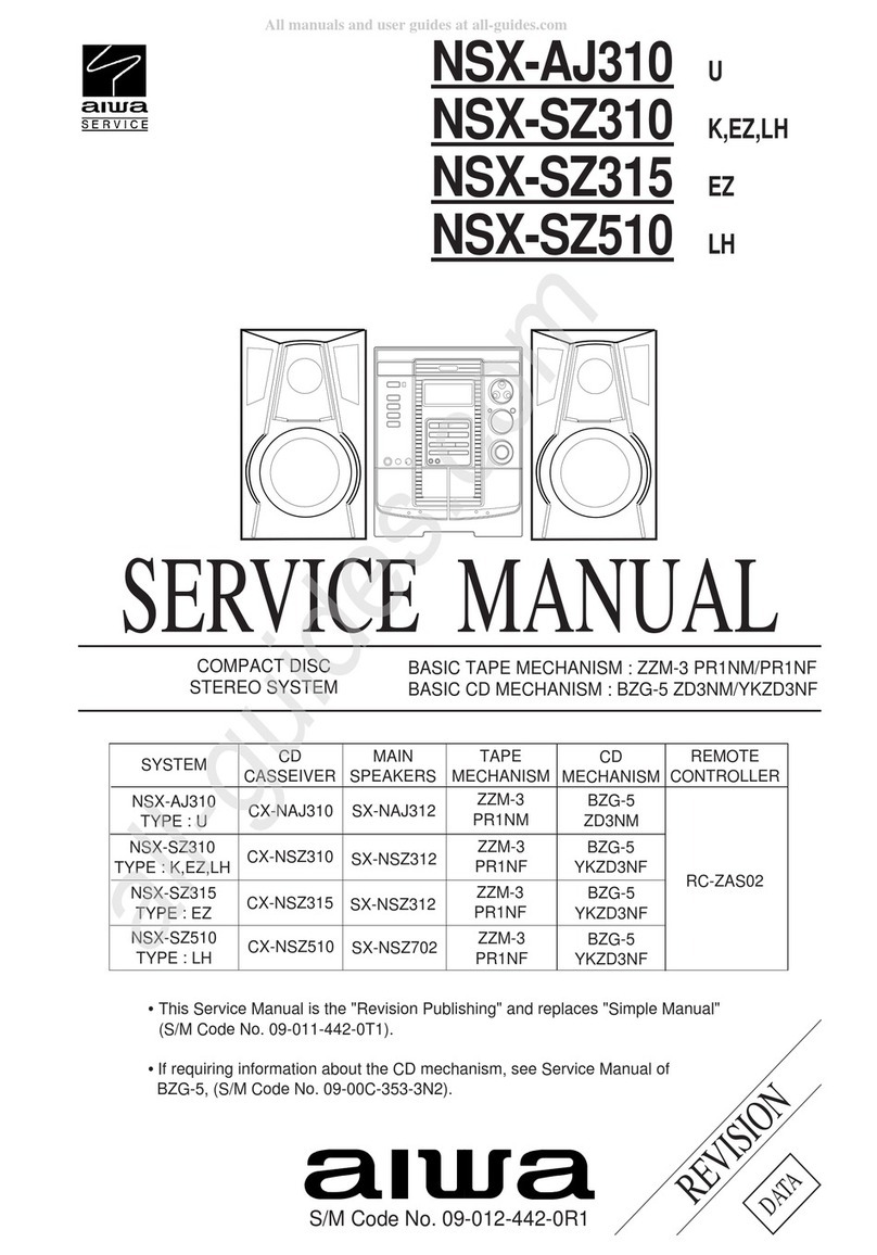 Aiwa NSX-AJ310 User manual