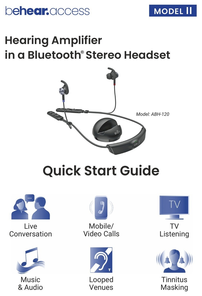 Alango Technologies BeHear Access MODEL II quick start guide