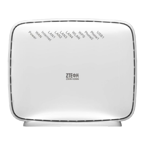 Zte H298N Maintenance manual