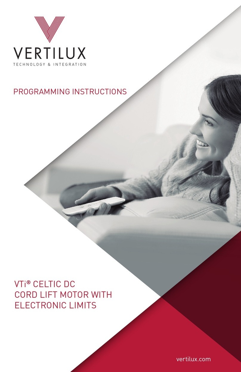 Vertilux VTi CELTIC DC Programming instructions