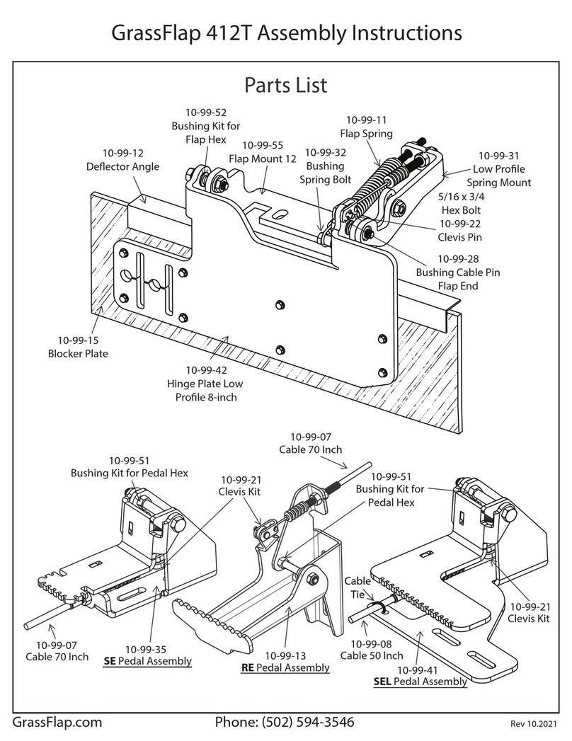 GrassFlap 412T Assembly instructions
